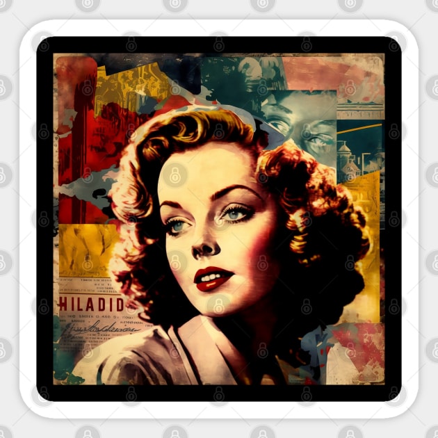 Ida Lupino #11 Sticker by MonoMagic